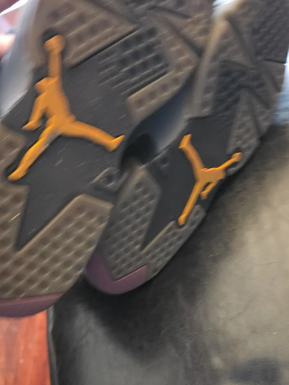 Jordan  Black Sneakers with Pink and Green Accents